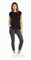 BELLA + CANVAS Women’s Flowy Rolled Cuffs Muscle Tee Sleeveless Top for Casual Wear